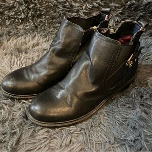 Men’s Tommy Hilfiger Short Black Booties
